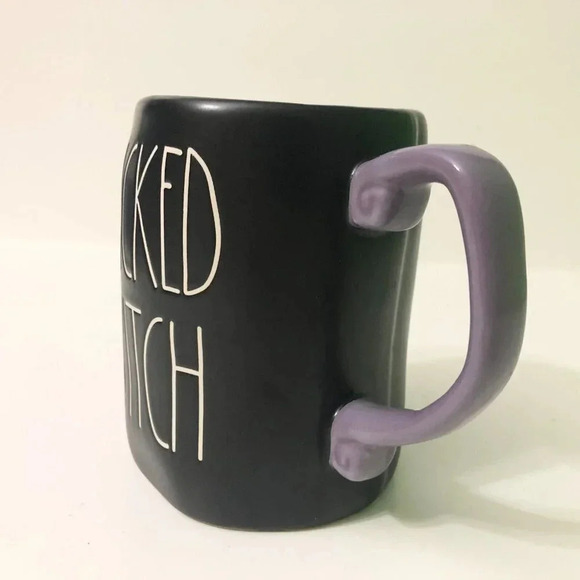 Rae Dunn Wicked Witch  Black and Purple Halloween Coffee Mug - Picture 12 of 12